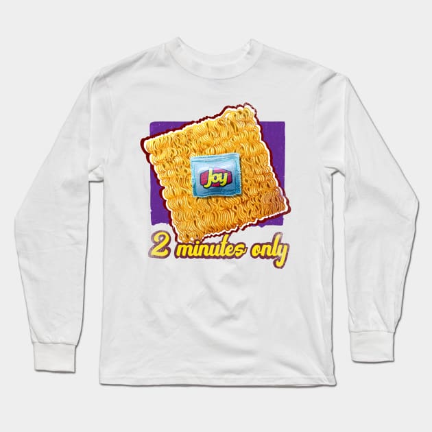 Instant noodles Long Sleeve T-Shirt by deb draws